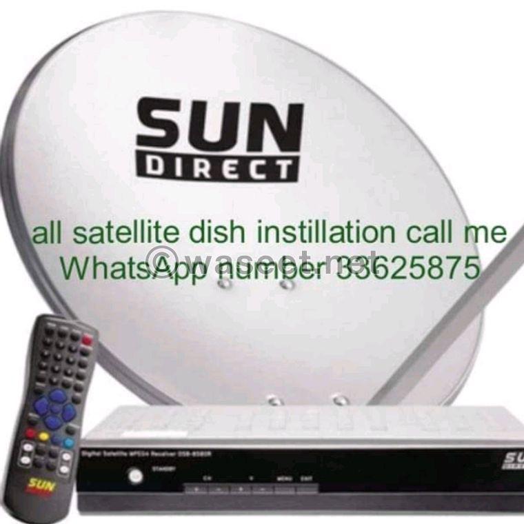 satellite dish WIFI instillation 0